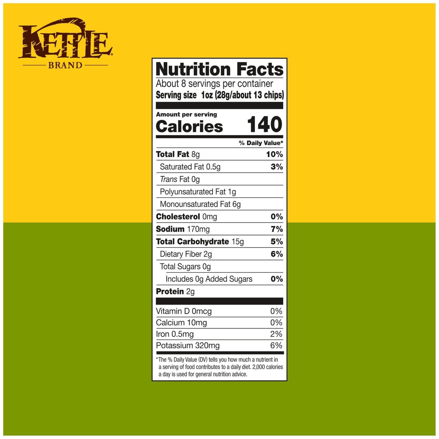 Kettle Brand Potato Chips Pepperoncini, 7.5 Oz