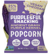 Purplesful Purple Corn Popcorn, Vegan Cheddar, Non-GMO, 4.79 Oz (Pack of 3)