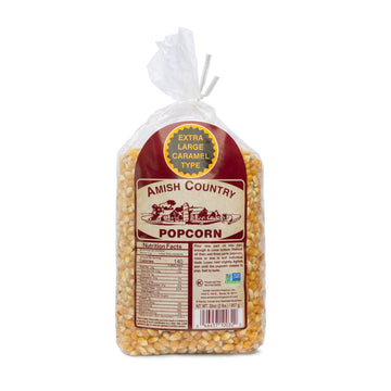 Amish Country Popcorn | 2 lb Bag | Extra Large Caramel Type Popcorn Kernels | Old Fashioned, Non-GMO and Gluten Free (Extra Larg