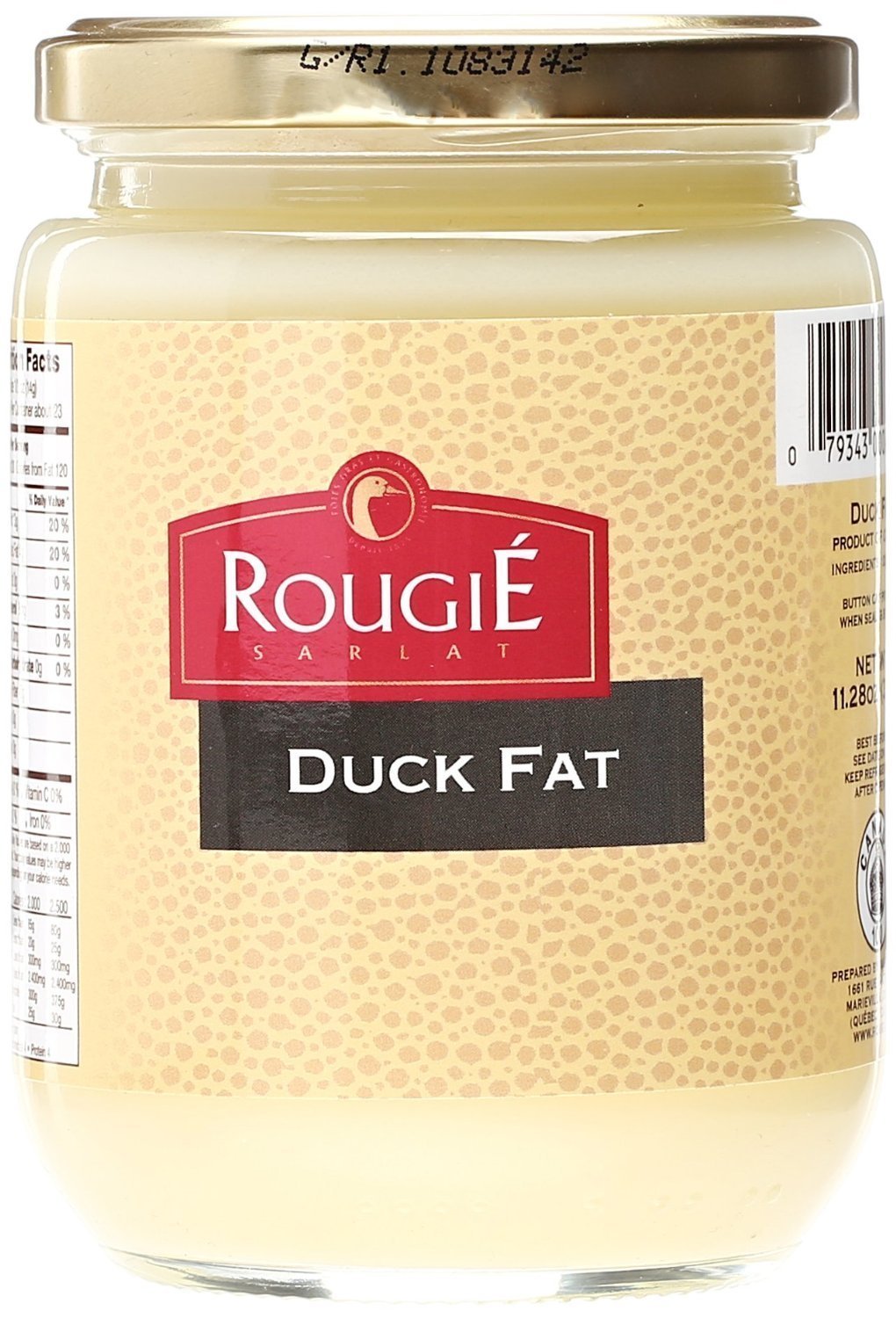 Rougie Rendered Duck Fat 320G 11.28 Ounce (2 Pack)