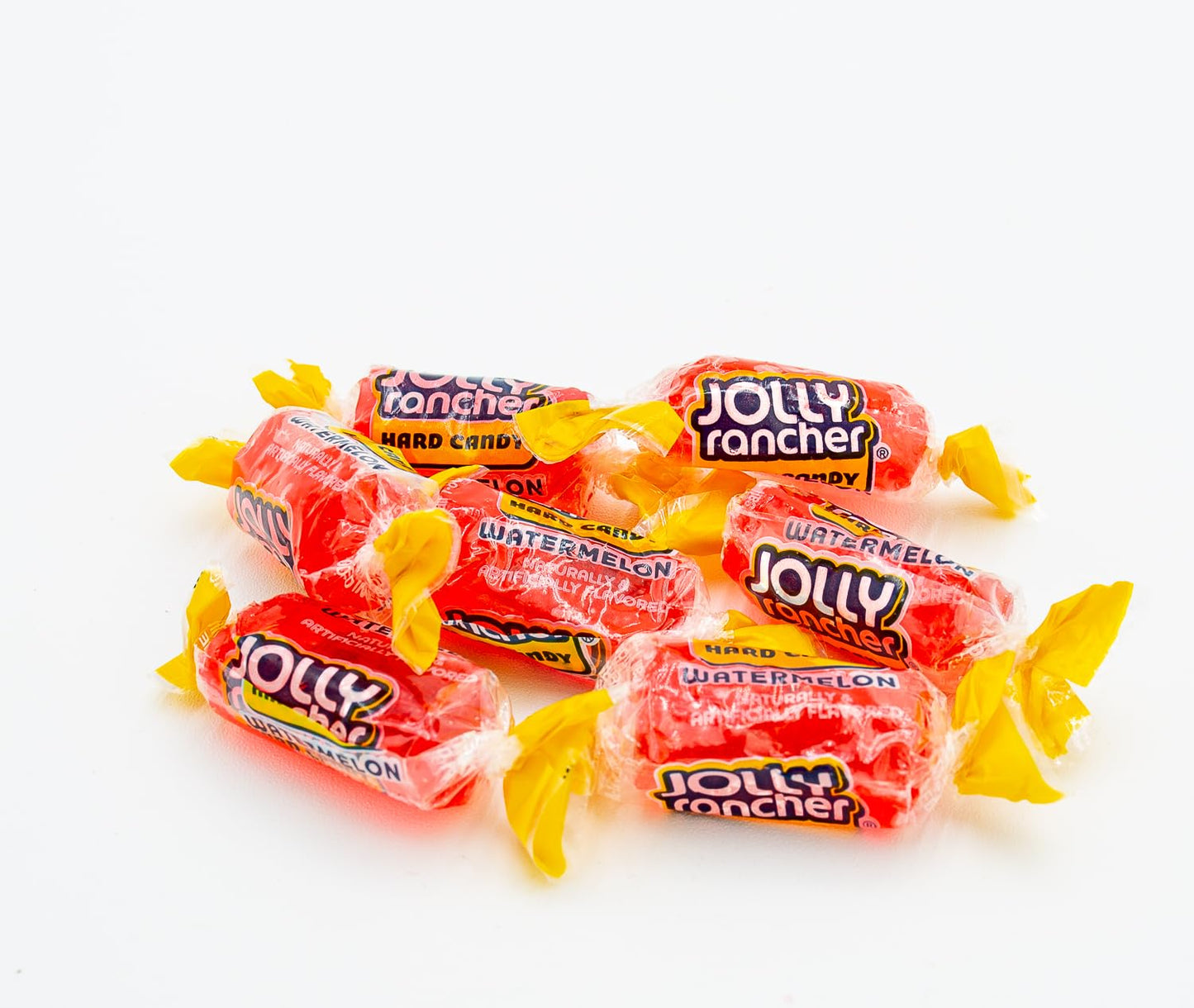 WATERMELON JOLLY RANCHER Hard Candy - 1 lb Bulk Bag, Individually Wrapped (74 Pieces) by Donty-Tonty
