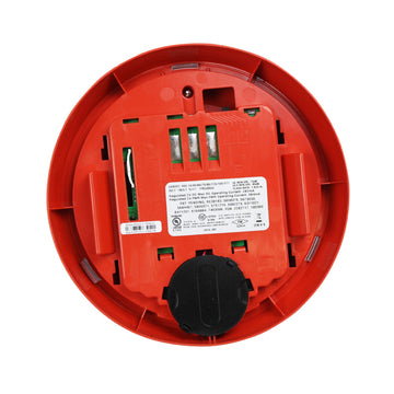Wheelock Hsrc Exceder Ceiling Mount Fire Alarm Signal Horn Strobe, Red, Sleek Modern Aesthetics, Multiple Voltages, 3 Audible Se