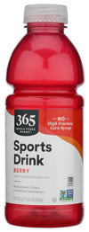 365 By Whole Foods Market, Sports Drink, Berry, 20 Fl Oz