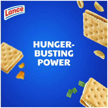 Lance Sandwich Crackers, Captains Wafers, Variety Pack, 10 Individual Packs, 6 Sandwiches Each