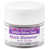 DecoPac Edible Glitter Dust | Black Shimmer | Edible Sparkle Powder For Cake Decorating, Cakes, Cupcakes, Cookies, and Donuts -