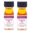 LorAnn Tangerine Oil SS, Natural, 1 dram bottle (.0125 fl oz - 3.7ml - 1 teaspoon) - 2 Pack