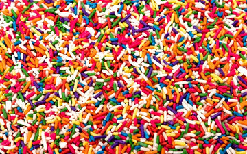 Rainbow Sprinkles-Dairy Free, Gluten-Free, Egg Free, Vegan, Soy Free, Nuts Free, Kosher, Sprinkle Medley Mix, For Baking, Decora