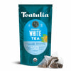 Teatulia Organic White Tea Bags (50 Pyramid Sachet Teabags) Whole Leaf Pure White Tea | 100% Compostable | Sustainably Grown In