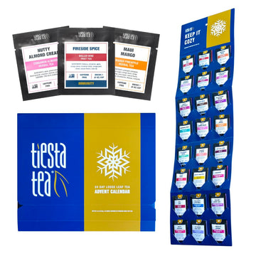 Tiesta Tea - Advent Calendar 2024 | Loose Leaf | 24 Exquisite Loose Leaf Blends | Perfect Variety Pack for Brew Lovers | Limited
