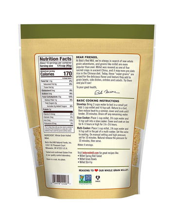 Bob'S Red Mill Whole Grain Millet, 28 Oz (Pack Of 2)