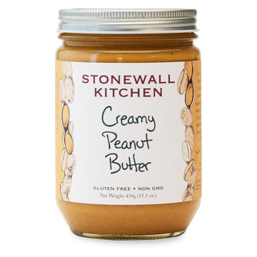 Stonewall Kitchen All Natural Creamy Peanut Butter, 15.5 Ounce