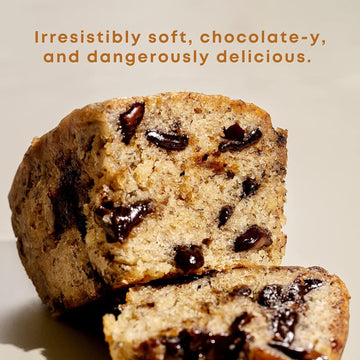 Christmas Gift Box Of Gourmet Banana Bread By Sweetness Central, Baked Fresh For Each Order, Made With Belgian Chocolate Chips,