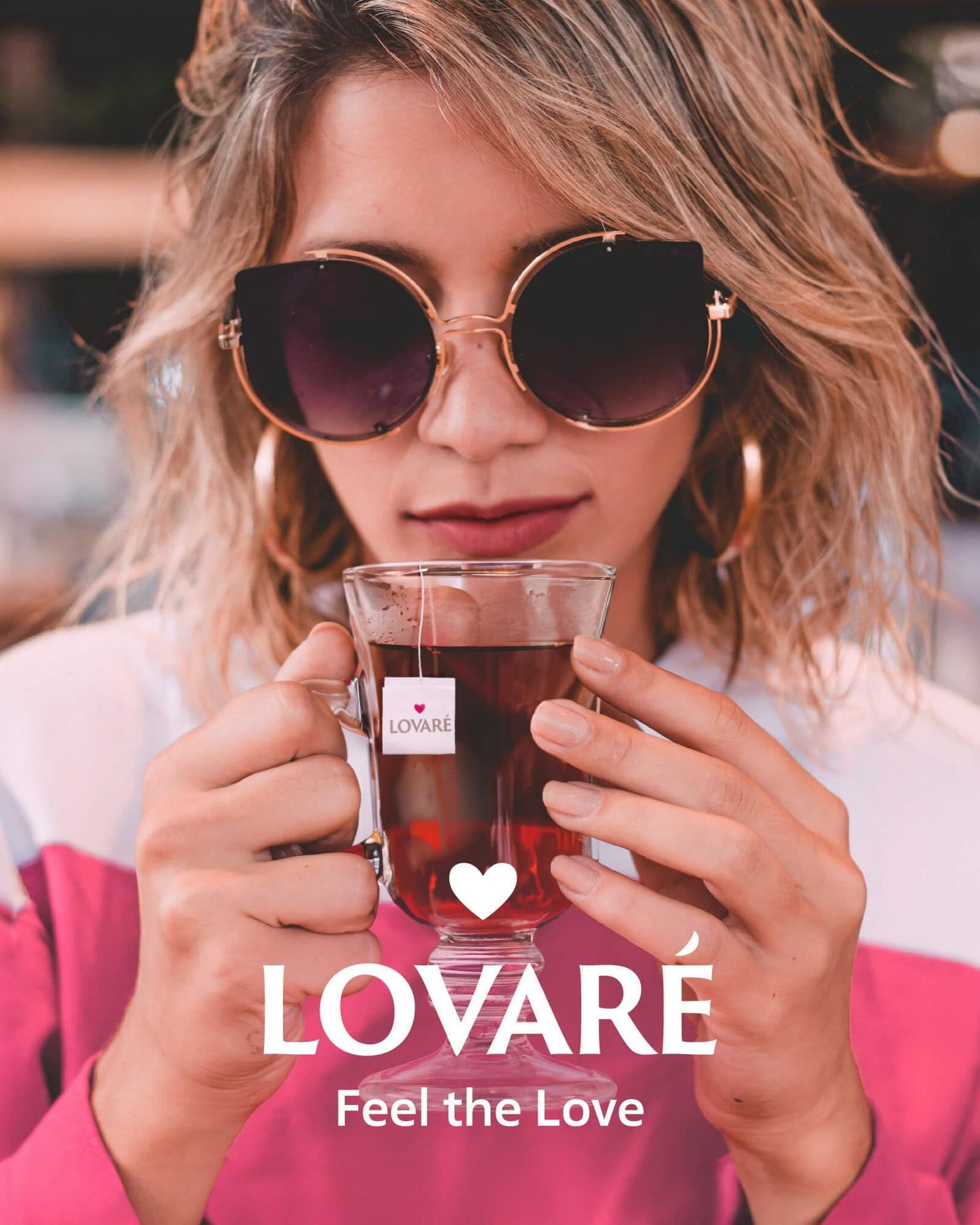 LOVARE Flower Assorted Tea Variety Pack 32 Pack, 4 Tastes - Made in Ukraine - Tea Bags Individually Wrapped - Royal Dessert, Alp