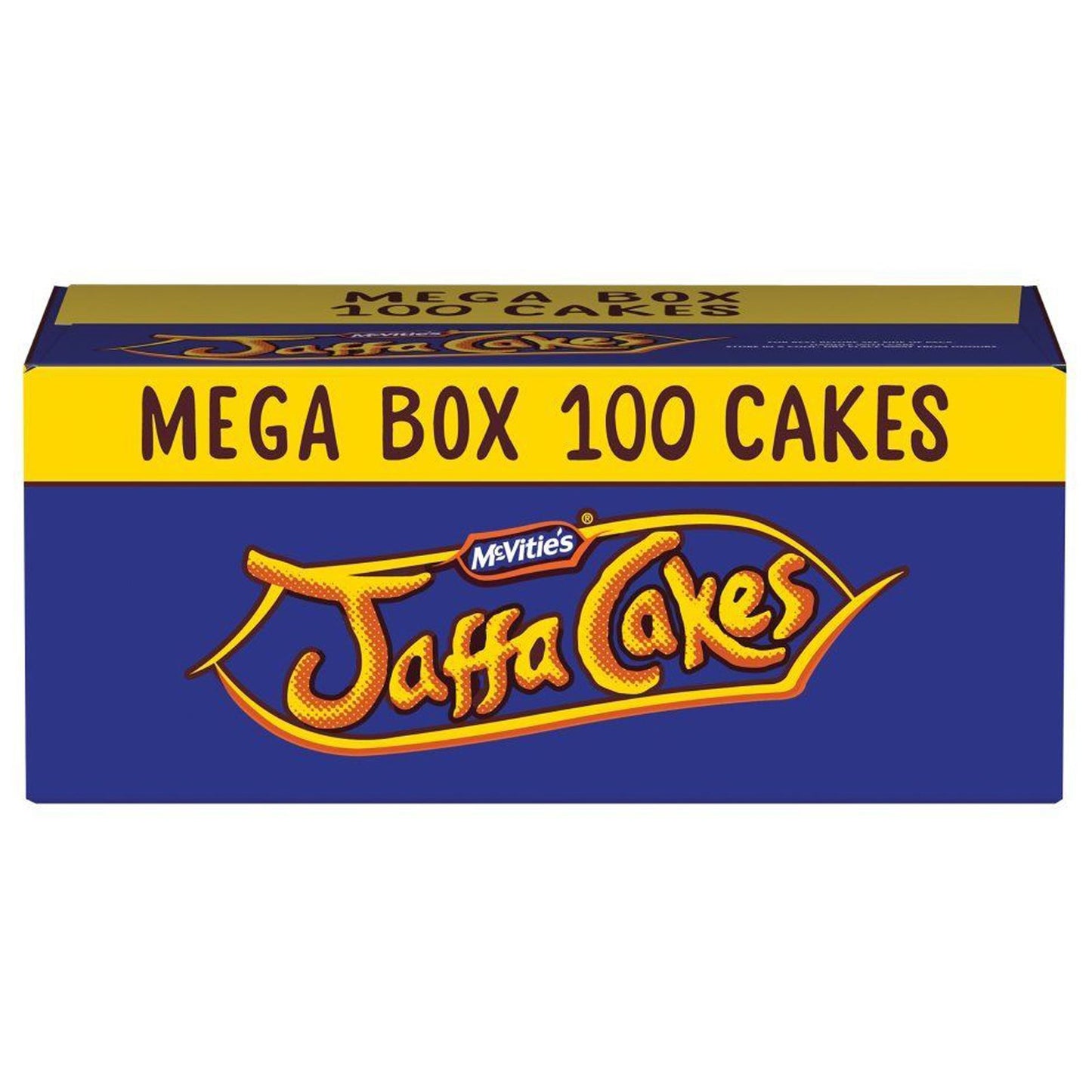 McVities Jaffa Cakes 100 Cakes - Mega Box - 5 x Twin Pack Carton with 20 Cakes