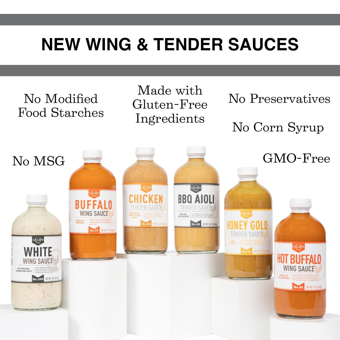 Lillie'S Q - White Wing Sauce, Mayonnaise- & Vinegar-Based, W/Gluten-Free Ingredients, Hot & Spicy Cayenne Flavor, Dairy-Free, G