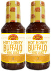 Country Bob's Hot Honey Buffalo Wing Sauce - Traditional Buffalo with Sweet Twist, Small Batch, Ideal for Grilling, Frying, Baki