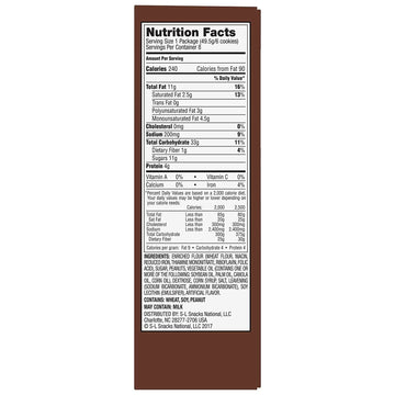 Lance Nekot Peanut Butter Cookie Sandwiches, 14 Ounce (Pack of 14)