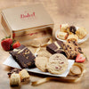 Dulcet Gift Basket Gourmet Signature Variety Of Cookie And Brownie Pastries In An Elegant Assembled Tin Box, Unique Idea For Housewarmings Holidays, Birthday, Sympathy, Get Well, Office Gatherings With Men & Women.