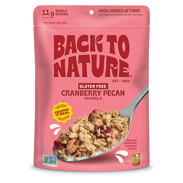 Back To Nature Non-Gmo Granola, Cranberry Pecan, 12 Ounce
