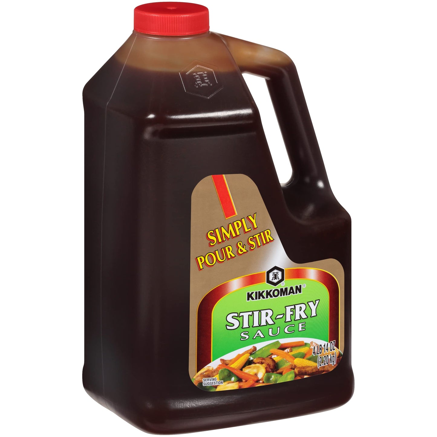 Kikkoman Preservative Free Stir Fry Sauce - Classic Flavor - 4.8 lbs - Sealed Plastic Bottle - Model 2072