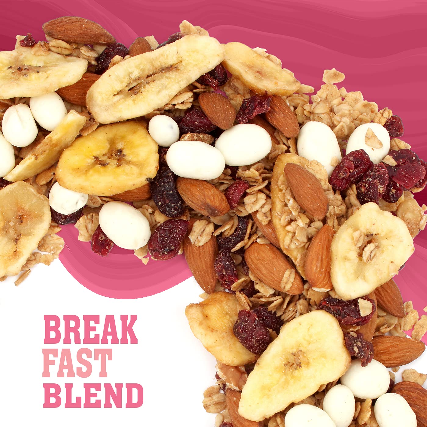 Sunkist Breakfast Blend Trail Mix, Low Sodium, Gluten Free, 13 oz Resealable Bag