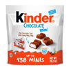Kinder Chocolate Mini, 29.2 Oz Bulk Pack, Up To 138 Minis, Milk Chocolate Bar With Creamy Milky Filling, Individually Wrapped Ha