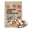 Vigorous Mountains Dried Mixed Mushrooms Blend For Cooking - Porcini Shiitake Oyster & Champignon - 3.53Oz (100G) - Soft Texture Bold Flavor & Vegan - Ideal For Cooking