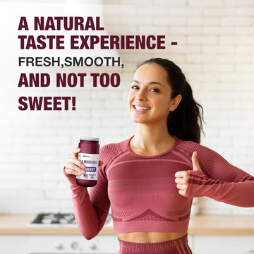 Biolore Sea Moss Gel - Elderberry, Vegan Superfood, 16oz, Wildcrafted Irish Seamoss
