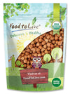 Food To Live - Organic Hazelnuts, 8 Ounces Non-Gmo, Raw Filberts, Whole Nuts, Shelled, Unsalted, Kosher, Vegan, Bulk. Crunchy, Wholesome Snack. Rich In Vitamin E, Protein.