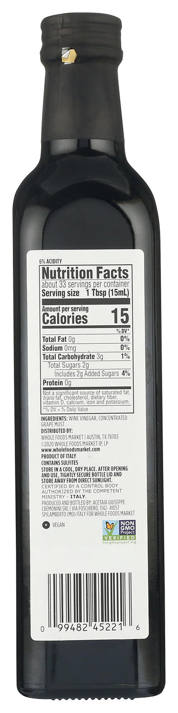 365 by Whole Foods Market, Balsamic Vinegar Of Modena, 16.9 Fl Oz