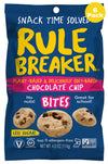 Rule Breaker Vegan & Gluten-Free Cookies | Chocolate Chip Bites | Plant-Based Dairy Nut Soy Allergen Free Kosher | Great For School Office Pantry | Soft-Baked School Snacks For Kids And 18+ Uses (Pack Of 6)