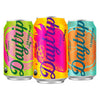 Daytrip Organic Sparkling Prebiotic Soda - Low Sugar, Low Calorie, 12-Pack Fruit Variety