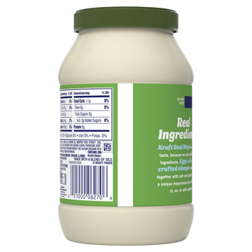 Kraft Mayo with Avocado Oil Reduced Fat Mayonnaise - Classic Creamy Condiment for Sandwiches and Salads, Made with Cage-Free Egg