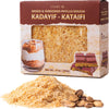 Baked & Shredded Kataifi Pastry 7 oz (200g) - Ready to Use Crushed Kadaifi, Roasted Shredded Phyllo Dough for Dubai Chocolate, K