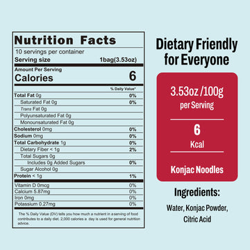 Volo Vero Konjac Noodles Variety Pack - 10 Packs Shirataki Noodle Pasta With Fettuccine, Spaghetti, Angel Hair, And Rice Shapes,