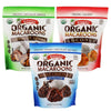 Jennies Organic Coconut Macaroons Variety Pack, 5.25oz | Coconut, Chocolate Drizzle, Double Chocolate Sea Salt | Peanut Free | D