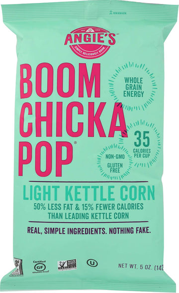 Angies, Popcorn Boomchka Lghtly Swt, 5 Oz, (Pack Of 12)