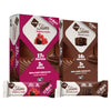 NuGo Slim Variety - Brownie Crunch 12 Bars & Raspberry Truffle 12 Bars, Low Net Carb, Keto Friendly, Gluten Free, 24 Count