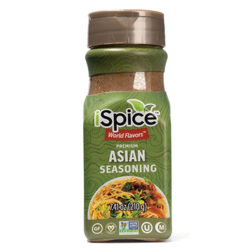Ispice - Asian Seasoning World Flavor Super Spice Blend | All Natural | Ready To Use As Is | No Preparation Is Necessary 7.41 Oz