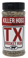 Killer Hogs Bbq Tx Brisket Rub | Championship Bbq And Grill Seasoning | Great On Brisket, Ribs, Steaks, Or Turkey | 11 Ounces