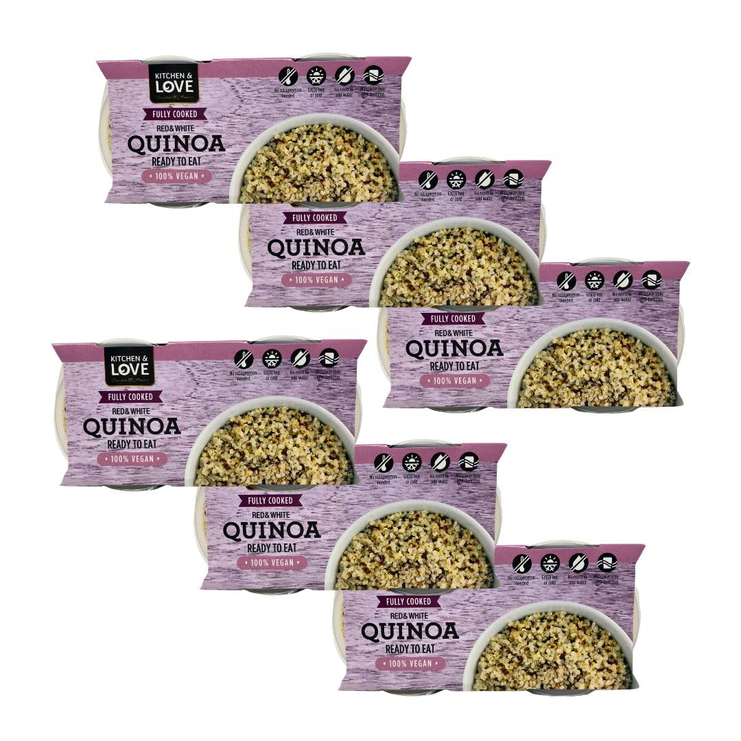 Quinoa Quick Cups (Fully Cooked Red & White Quinoa 12-Cups)