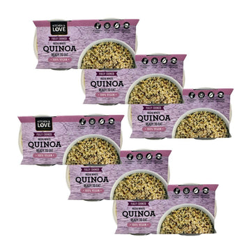 Quinoa Quick Cups (Fully Cooked Red & White Quinoa 12-Cups)