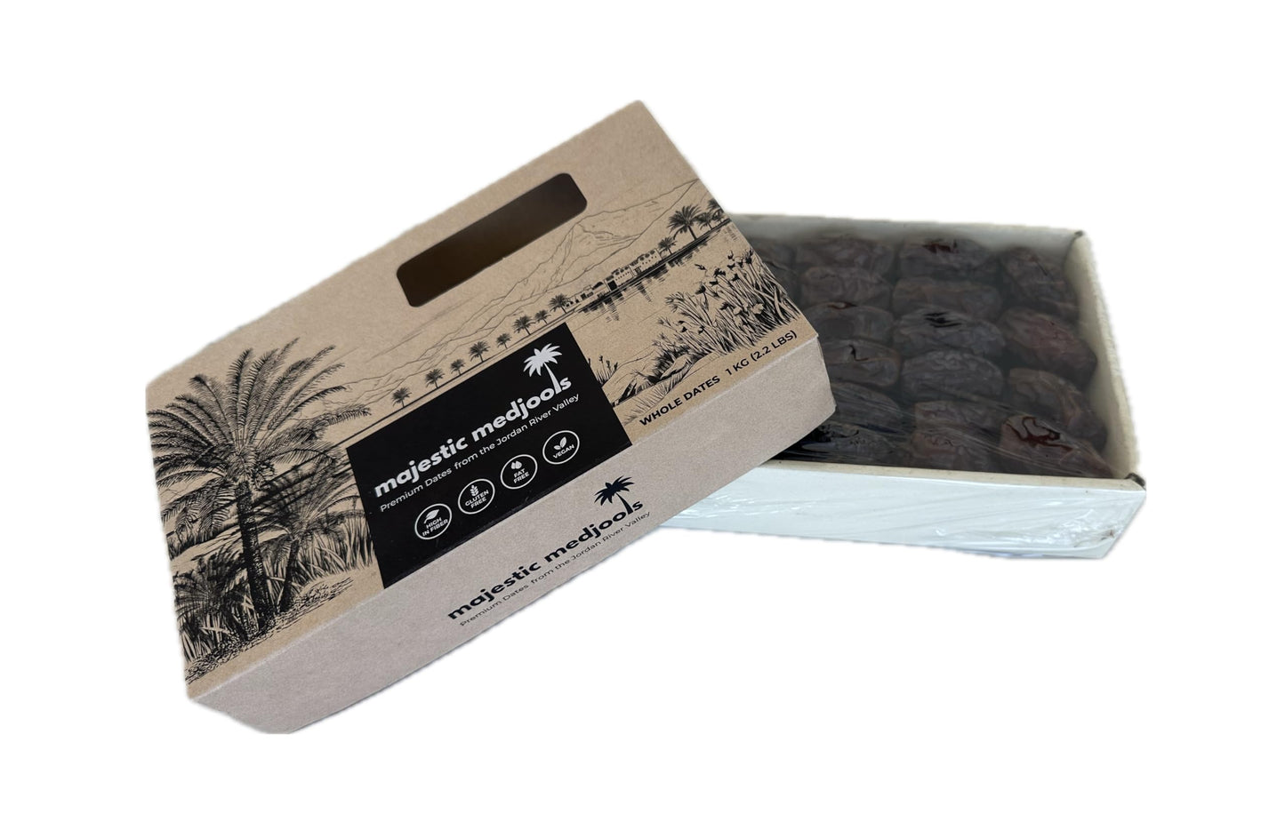Majestic Medjools: Premium Dates From The Jordan River Valley (1Kg)