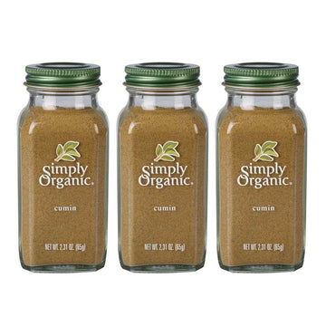 Simply Organic Ground Cumin Seed, Certified Organic | 2.31 Oz | Pack Of 3 | Cuminum Cyminum L.