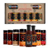 Kosmos Q Pitmaster BBQ Sauce Gift Set - BBQ Sauce & BBQ Spices Sampler Set - 8-Piece Grill Seasoning Set w/Barbecue Sauce & Meat