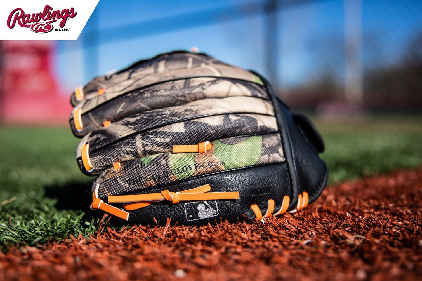 Rawlings Playmaker Camo Kids Baseball Glove For Kids 5-8 - Tball Glove – 10.5 - Right Hand Throw - Glove Fits On Left Hand - Make S Carefully