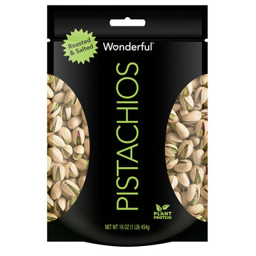 Wonderful Pistachios Roasted And Salted Pistachios 16 Oz