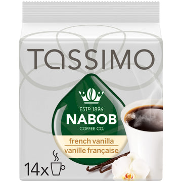 Nabob Cafe Collection French Vanilla Coffee (Medium), 14-Count T-Discs For Tassimo Coffeemakers