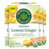 Traditional Medicinals Organic Lemon Ginger Tea, 16 Count (Pack Of 4) - Total 64 Tea Bags