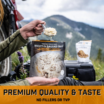 Peak Refuel Bulk Meal Packs | 100% Real Meat | Enhanced Freeze-Dried Meals For Backpacking, Camping & Survival | Mre Emergency Food (Outdoor Meal Box)